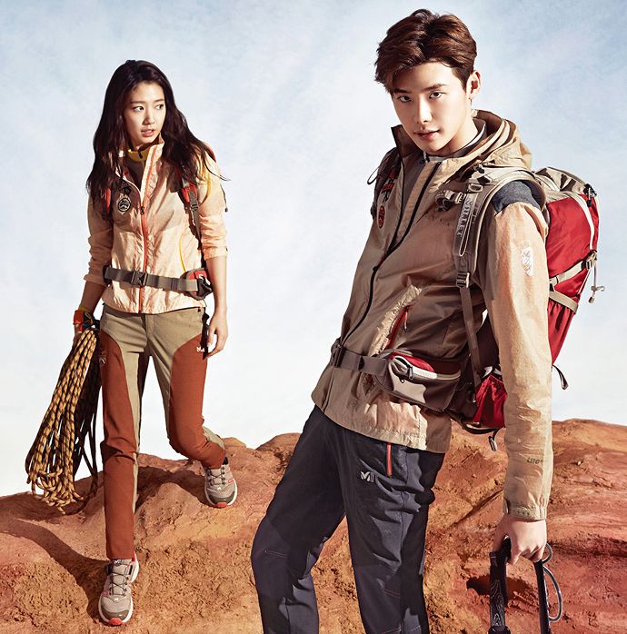 3rd Batch Of Millet S/S 2015 Ads Feat. Lee Jong Seok & Park Shin Hye